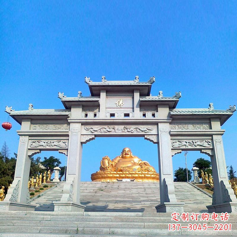龙岩寺庙石雕牌坊