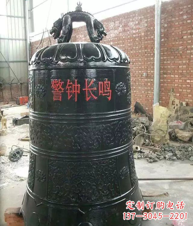 龙岩寺庙铸铜钟铜雕 (4)