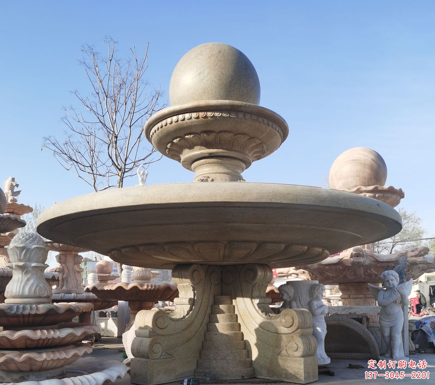 龙岩松香玉大理石风水球