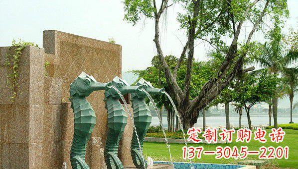 龙岩铜雕海马雕塑
