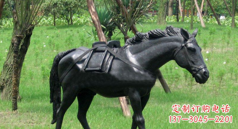 龙岩铜雕马公园动物雕塑 (2)