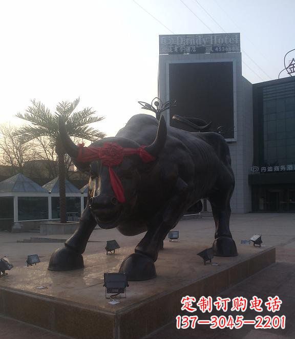 龙岩铜雕牛公园动物雕塑