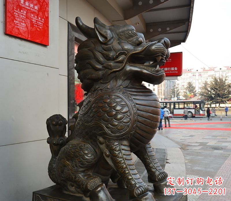 龙岩铜雕麒麟