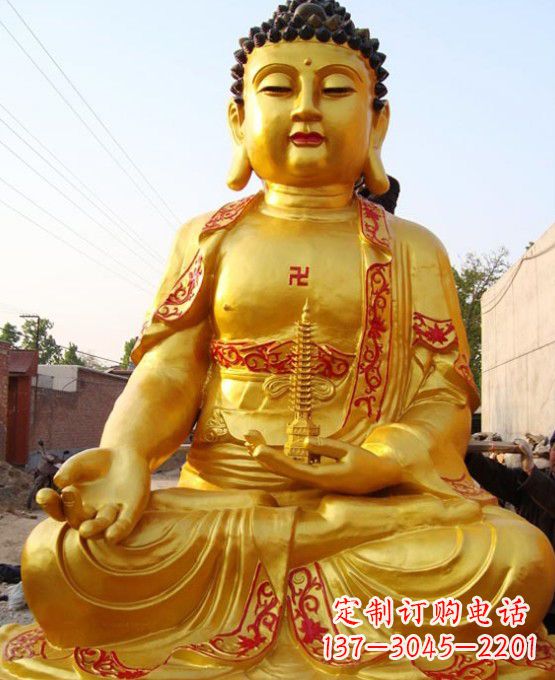 龙岩铜雕如来