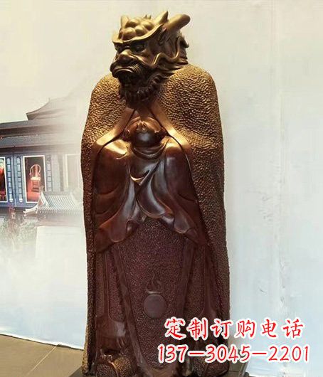 龙岩铜雕兽首人身十二生肖