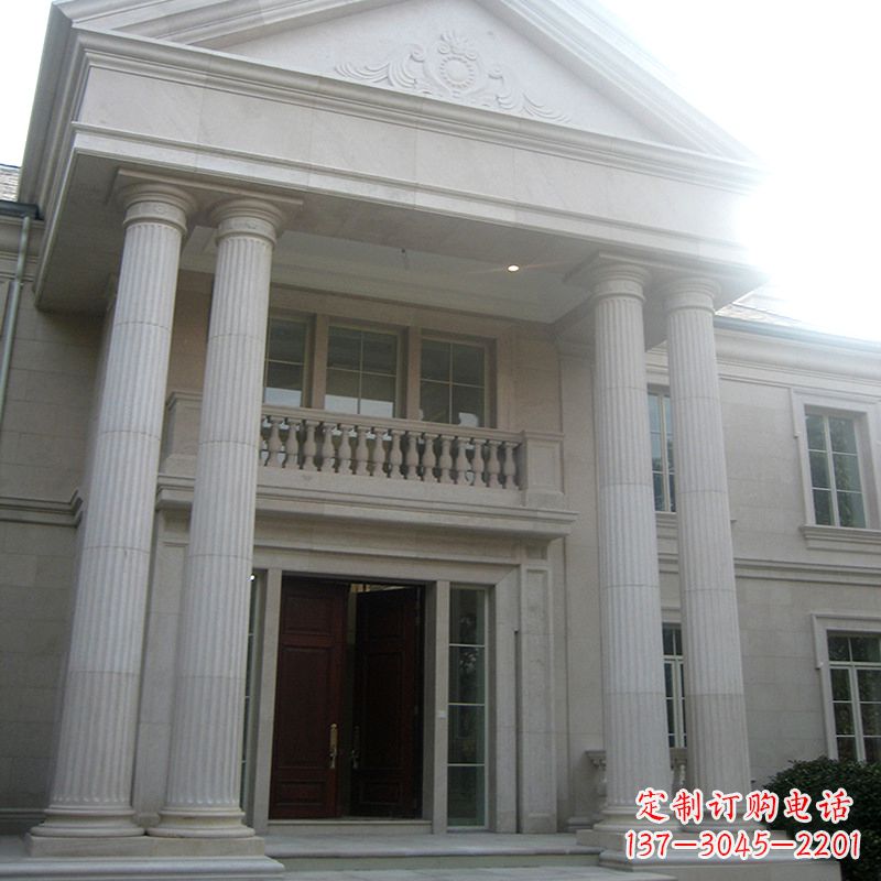 龙岩外墙罗马柱石雕
