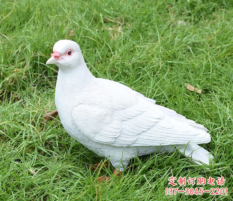 龙岩潍坊和平鸽雕塑女孩