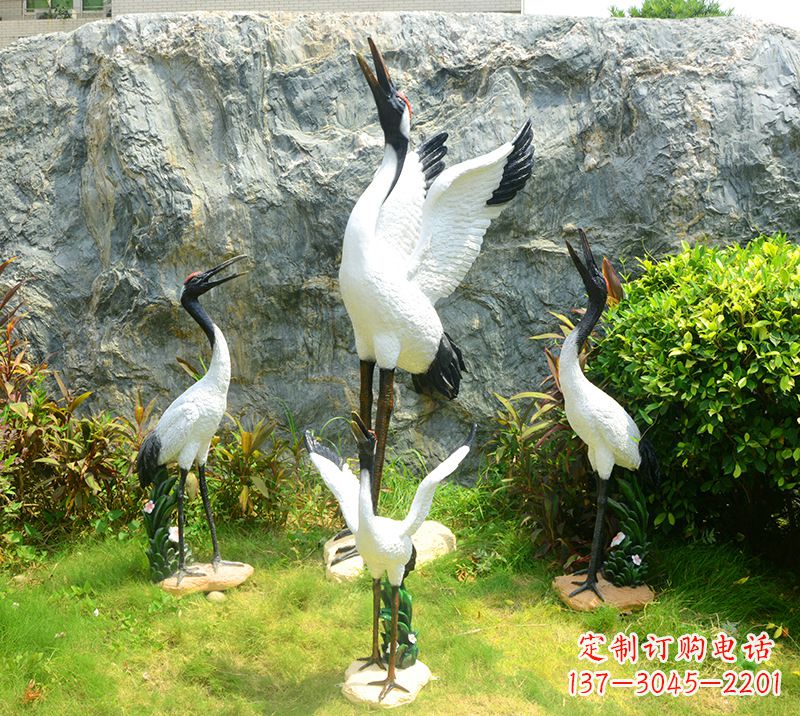 龙岩仙鹤雕塑 墓地