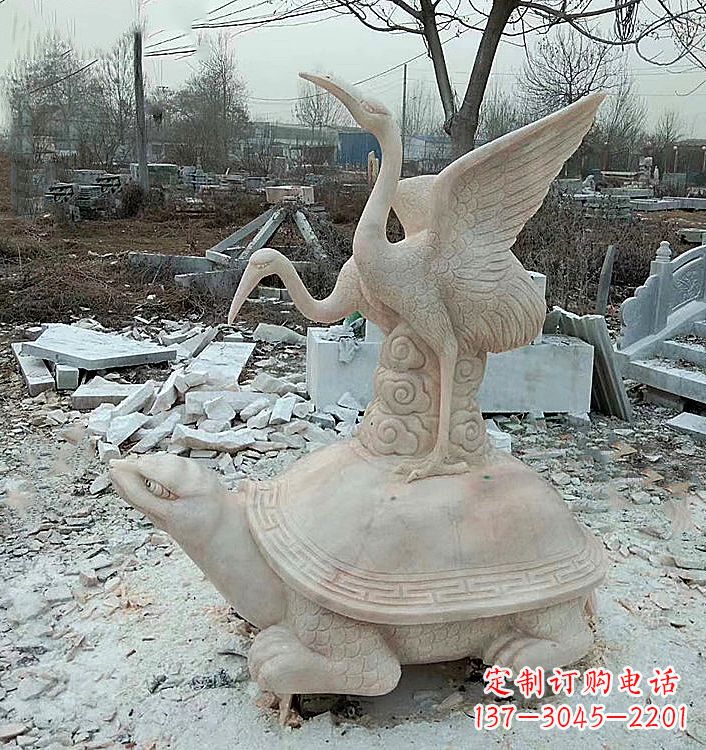 龙岩仙鹤石材雕塑