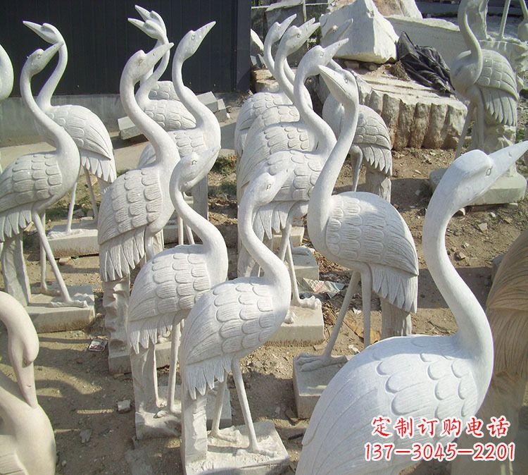 龙岩仙鹤石雕石雕