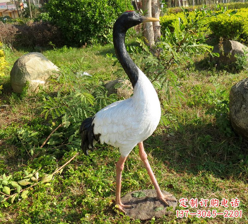 龙岩仙鹤祥云雕塑