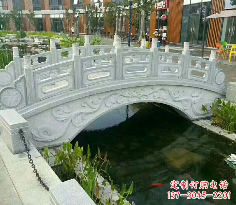 龙岩小区景观石桥栏杆