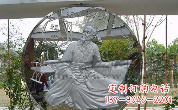 龙岩校园不锈钢名人浮雕