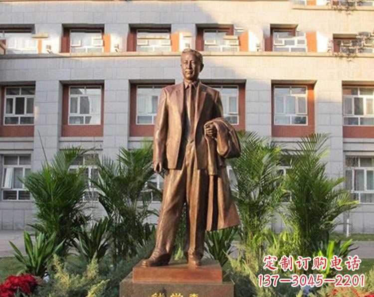 龙岩校园钱学森铜雕