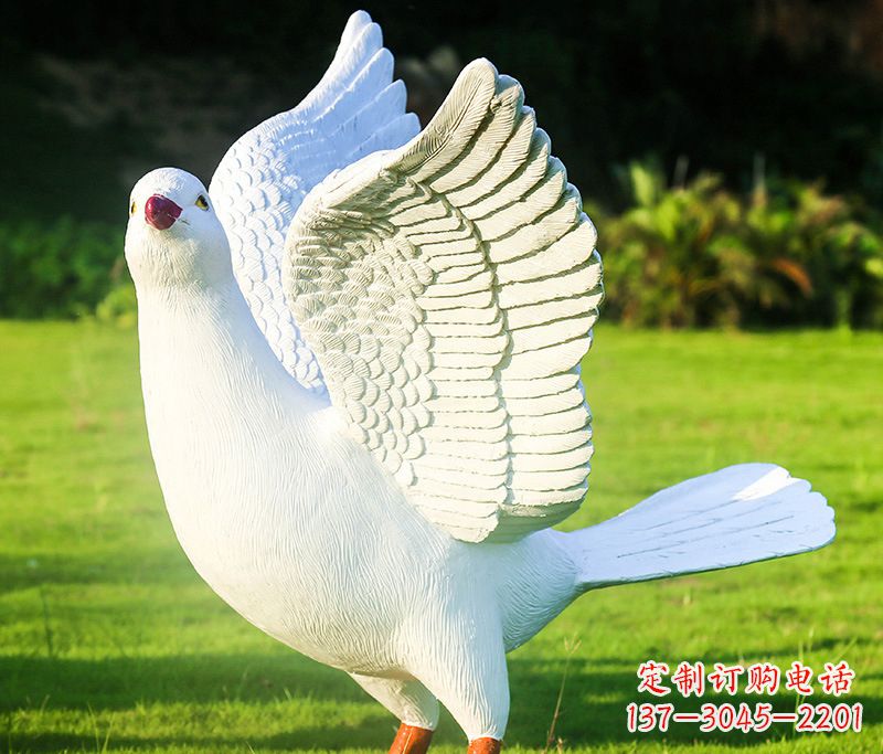 龙岩写真雕塑和平鸽