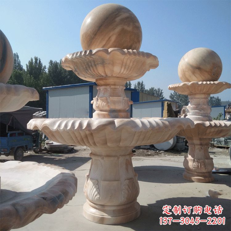 龙岩一米的喷泉石雕