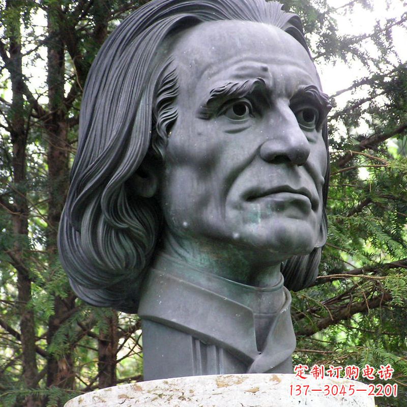 龙岩英国著名外科医生利斯特铜雕头像雕塑