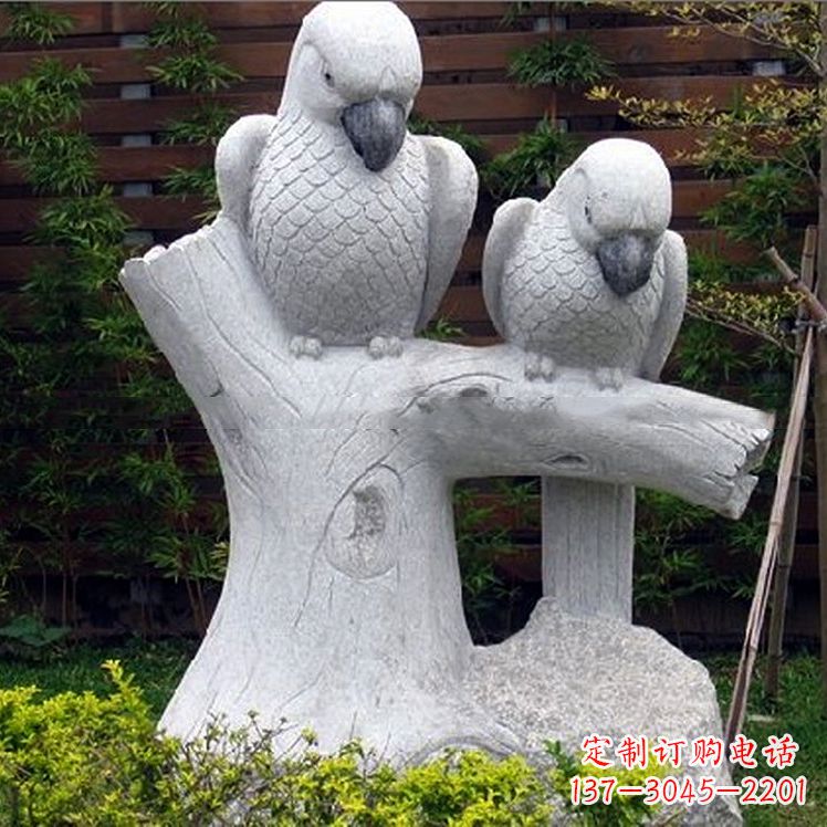 龙岩鹦鹉大理石雕塑