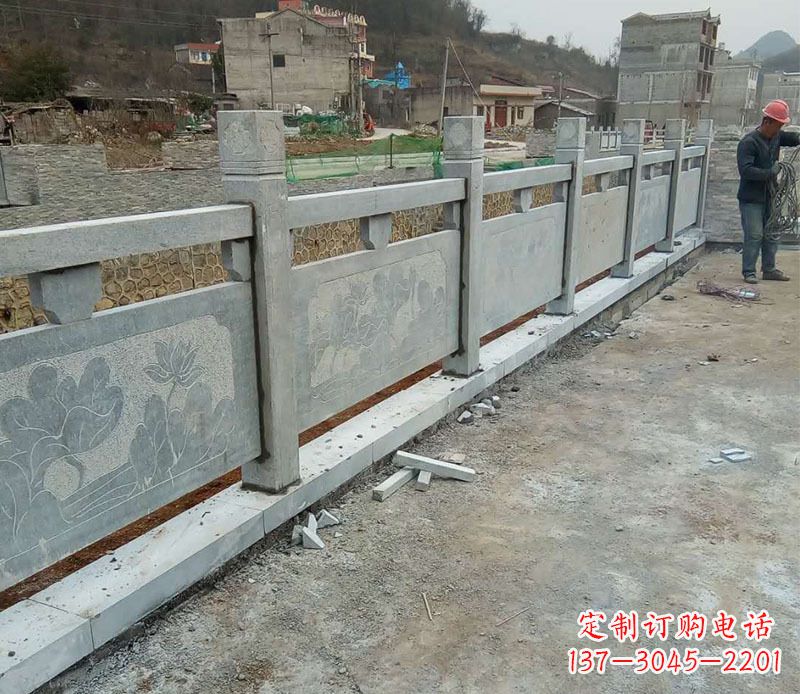 龙岩园林仿古石栏板景观石雕 (5)