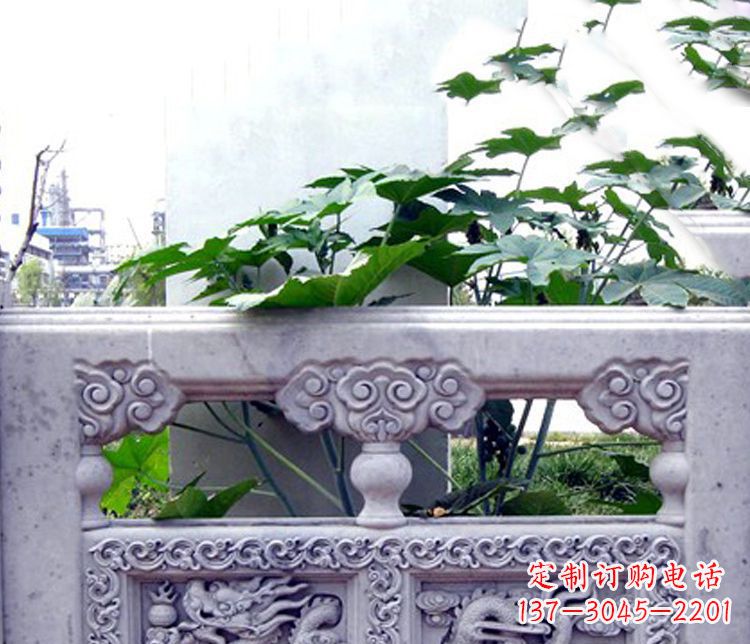 龙岩园林仿古石栏板景观石雕 (6)