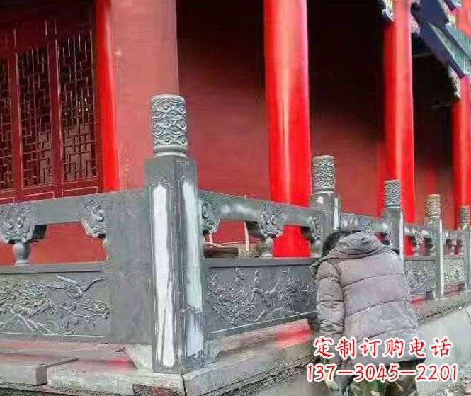 龙岩园林仿古石栏板景观石雕 (9)