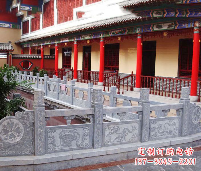 龙岩园林仿古石栏板景观石雕 (12)