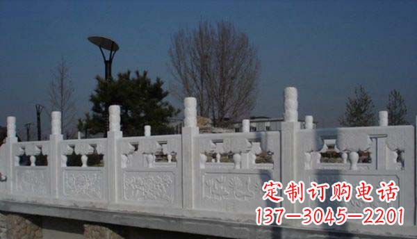 龙岩园林汉白玉栏板景观石雕