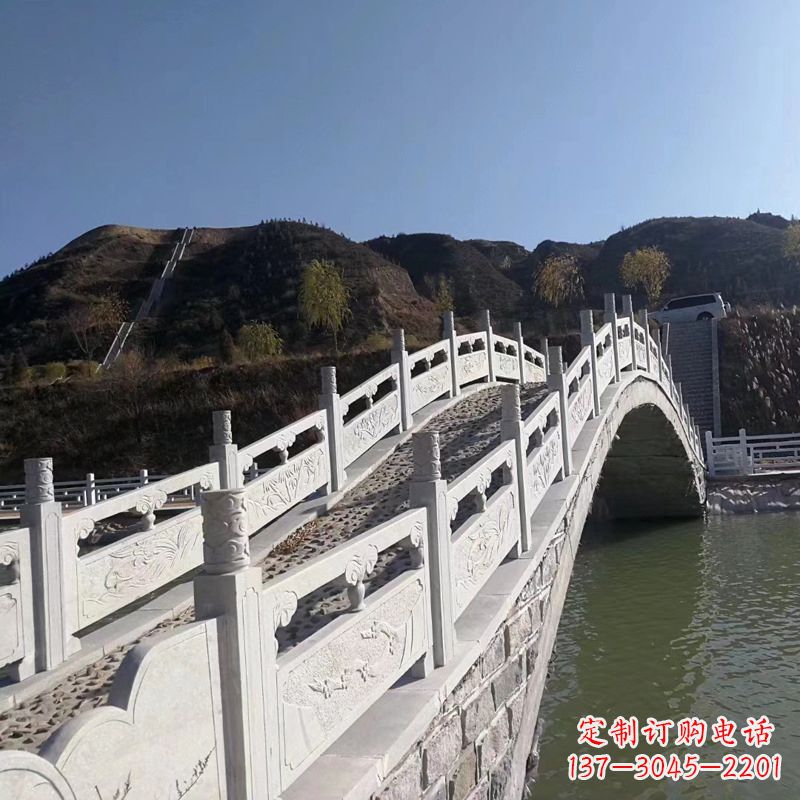 龙岩园林景点石雕桥栏板