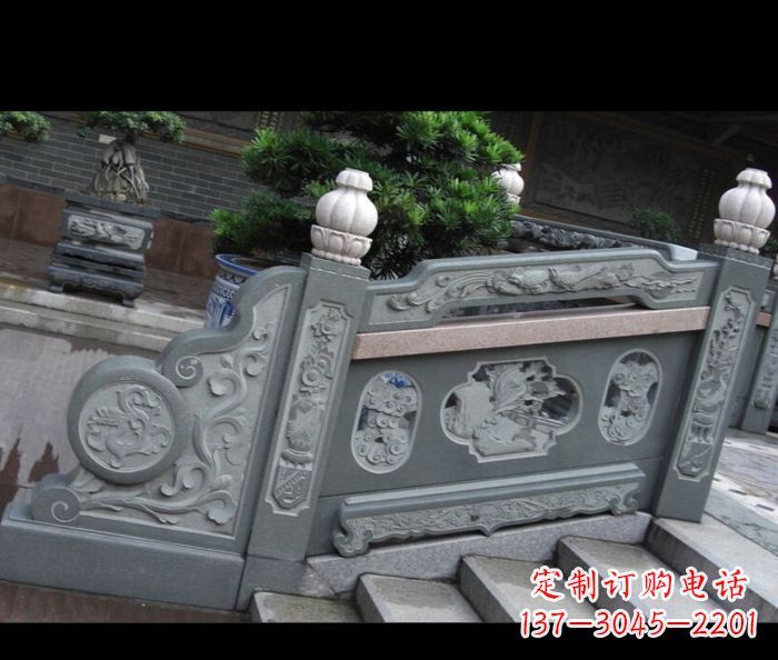 龙岩园林景观大理石栏板雕塑 (6)
