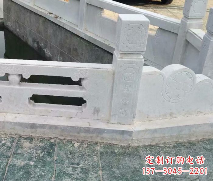 龙岩园林景观大理石栏板雕塑 (7)