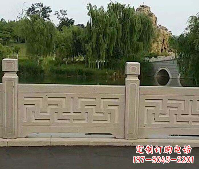 龙岩园林景观大理石栏板石雕 (4)