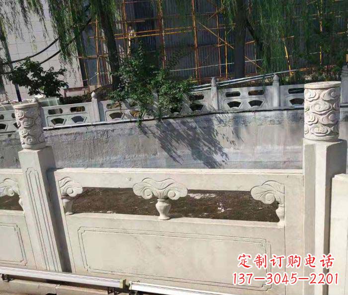 龙岩园林景观大理石栏板石雕 (6)
