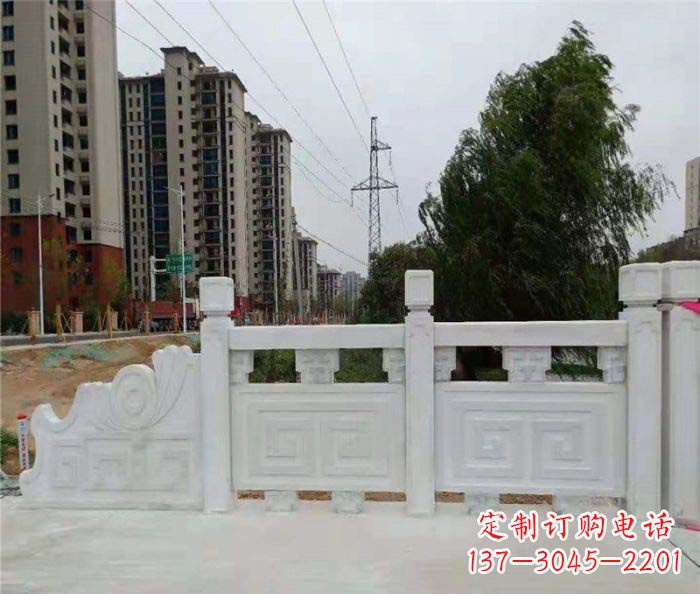 龙岩园林景观大理石栏板石雕 (5)