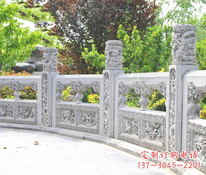 龙岩园林景观大理石栏板石雕 (9)