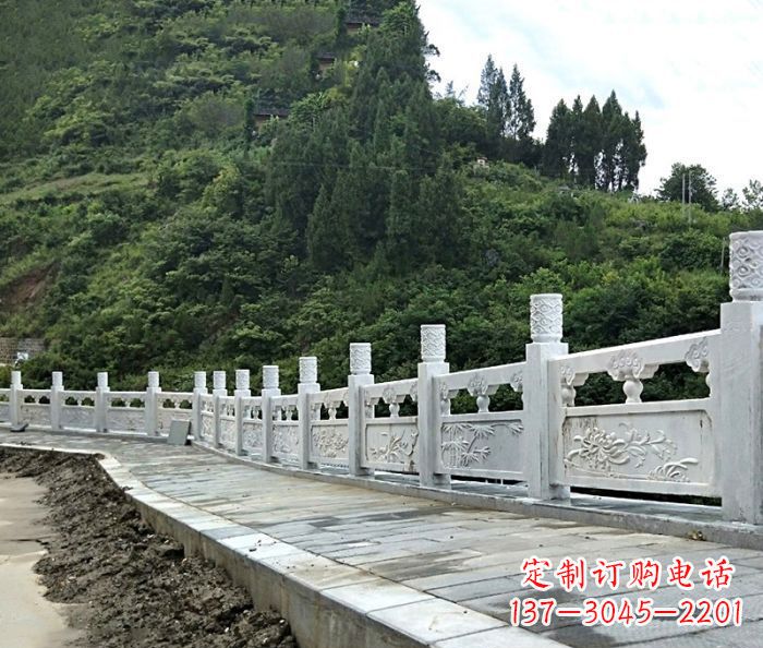 龙岩园林景观大理石栏板石雕_2