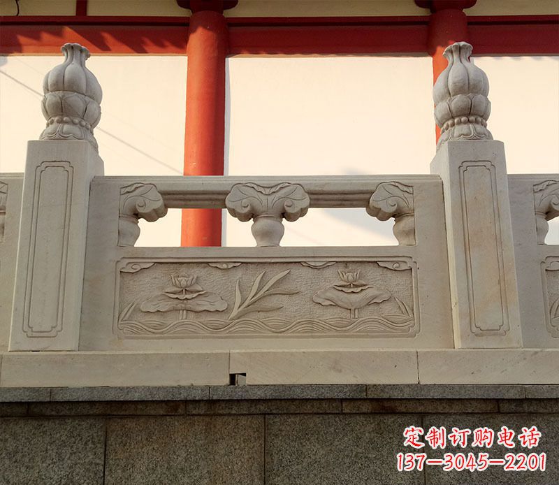 龙岩园林石浮雕栏板景观石雕 (2)