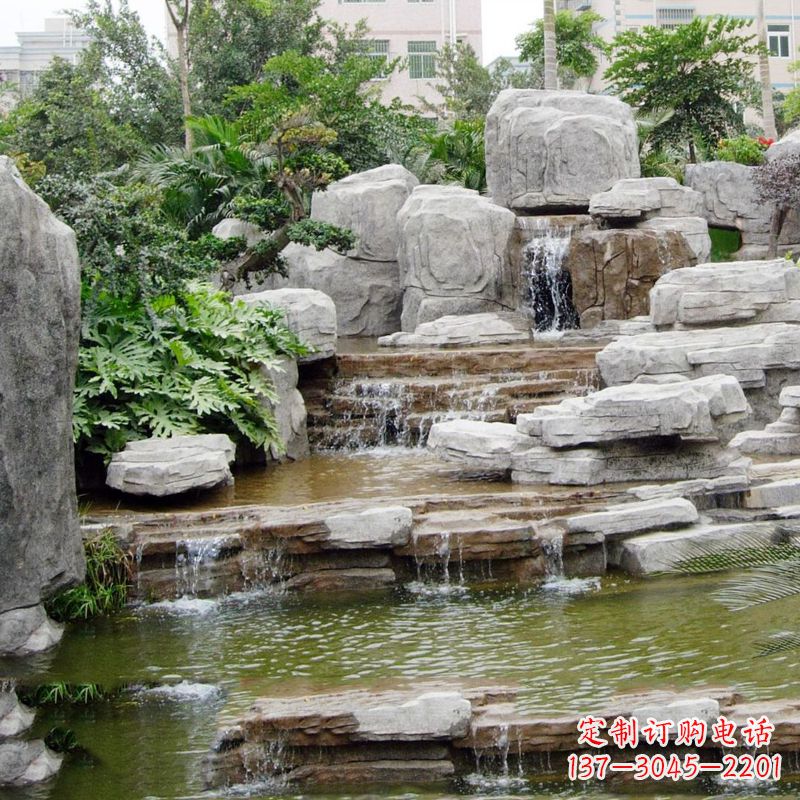 龙岩园林石头假山流水