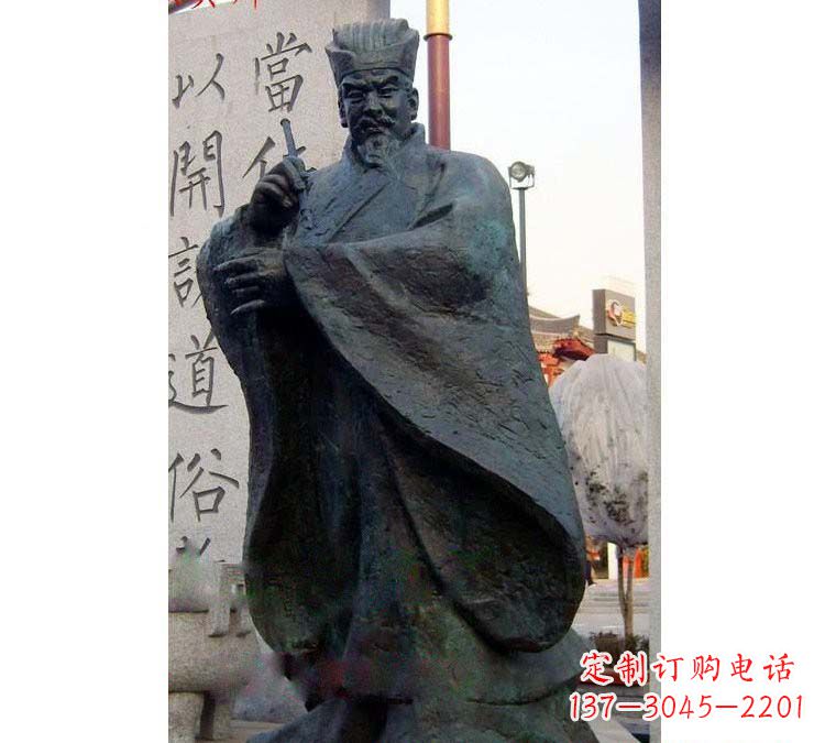 龙岩铸铜古代名人颜真卿