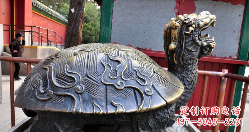 龙岩铸铜龙龟神兽铜雕