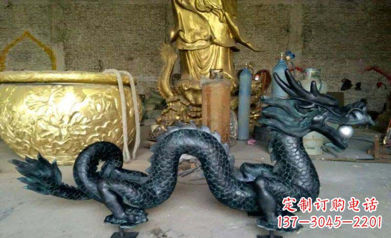 龙岩铸铜双龙戏珠广场铜雕