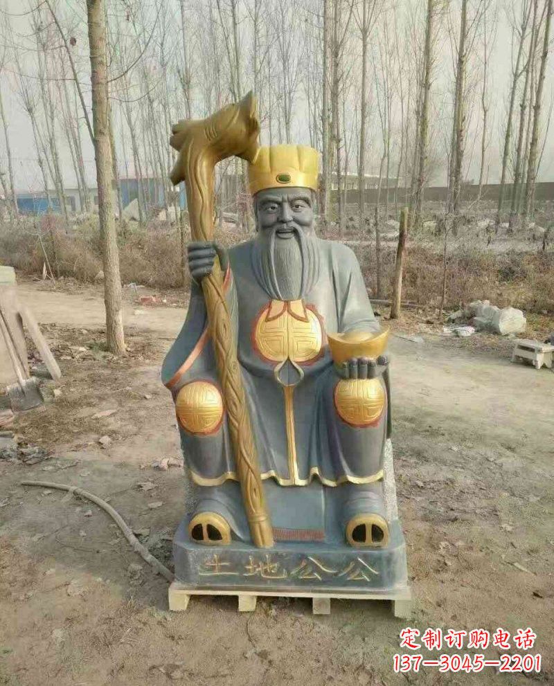 龙岩宗教庙宇神像土地公雕塑